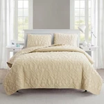 Coastal Quilt Set Queen Tan Sand Shell Beach Starfish Seahorse Sham Bed Cover. Fixed Price $59.93.