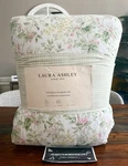 Laura Ashley Bramble Floral Pink, Yellow Cotton Full/queen Comforter Set. Fixed Price $129.97.