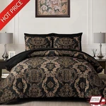 Luxury 7 Piece Damask Comforter Set Soft Microfiber Bedding Bag New. Fixed Price $90.75.
