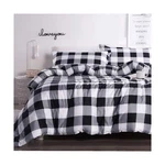 Andency Black Plaid Comforter Set Twin Size (66X90 Inch), 2 Pieces (1 Gingham.... Fixed Price $64.62.