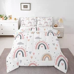 Erosebridal Rainbow Full Bedding Sets Girls Kawaii Cloud Comforter 3. Fixed Price $34.45.