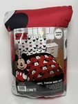 Disney Mickey Mouse "cute Faces" 4PC Twin Bed Set Comforter Sheets 1 Pillowcase. Fixed Price $66.75.