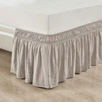 Lush Decor Ruched Ruffle Elastic Easy Wrap Around Bed Skirt Single Queen/king/ca. Fixed Price $22.00.
