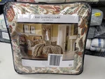 Five Queens Court August Floral Jacobean Luxury 4 Piece King Comforter Set. Fixed Price $348.99.