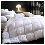 3D Baffle Box Real Down Comforter, White Feathers Comforters Queen Size. Fixed Price $74.99.