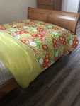 Rare Kate Spade Paintbrush Floral King Comforter Multicolor 107X92". Fixed Price $85.00.