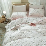 Faincy Floral Twin Size Comforter Set, Pink White Flower Leaf Patte... Fast Ship. Fixed Price $47.99.