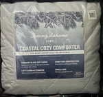 Tommy Bahama Home Butter Soft Down Comforter, Blue, Queen Coastal Cozy. Fixed Price $89.99.