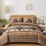 Menghomeus Size Brown Comforter Set, 7 Pieces Boho Aztec Bed King,. Fixed Price $63.24.