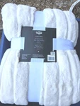 Ugg Alpine Throw Blanket - Snow White Plush Luxurious Comfort Ultra Soft 50"X70". Fixed Price $72.00.