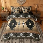 Boys Southwestern Aztec Comforter Set 7 Pcs Queen Tribal Bedding Brown Black. Fixed Price $105.99.