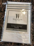 Wamsutta Triple Baratta Stitch Micro Cotton Standard Pillow Sham White/charcoal. Fixed Price $15.99.