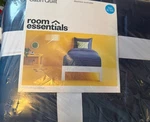 Room Essentials, Twin Extra Large Blue Beds. Fixed Price $15.00.