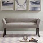 Madison Park Antonio 49 1/2" Wide Gray Classic Banquette Accent Bench. Fixed Price $238.42.