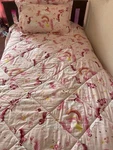 Umchord Unicorn Kids Bedding Set Girls, 5 Pieces Twin Size Comforter. Fixed Price $15.00.