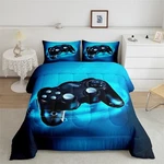 Feelyou Gamer Bedding Set Boys Full Size Comforter Kids Gaming Comfor.... Fixed Price $60.74.