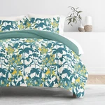 Bedding Bundle, Patterned Duvet Cover Set, White Comforter And Solid Sheet Se.... Fixed Price $126.99.