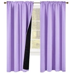96 Inch Length 100 Pct Blackout Curtains For Bedroom - Heat And Full Light Bl.... Fixed Price $63.30.