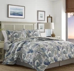 Tommy Bahama Raw Coast Collection Duvet Cover Set Blue Floral Full/queen. Fixed Price $93.45.