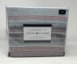 Tommy Hilfiger Alexander Stripe Reversible 3-PC. Cotton Duvet Cover Set King. Fixed Price $62.29.