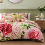 Bebejan Spring Forever 5 Piece Reversible Comforter Set, 100% Cotton Sateen. Fixed Price $139.99.