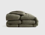 Quince Organic Cotton Pintuck Comforter King Cal Dusty Olive. Fixed Price $85.00.