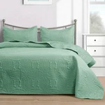 Luxury Bedspread Bedding Set 3 Piece Quilted Coverlet Throw Queen King Size. Fixed Price $28.99.