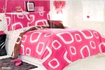 7 Pc Bed-in-a-bag Xl Twin Roxy Room Dorm Pink Comforter Sheet Pillow Set New. Fixed Price $89.98.