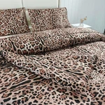Sdy 3PCS Leopard Comforter Set Queen, Animal Print Bedding Cheetah Bedroom. Fixed Price $46.52.
