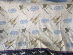 Rare Design Star Wars Twin Size Sheet (2 Piece Set). With Lucas Film Ltd Tag.. Fixed Price $35.00.