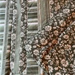Westpoint Stevens Comforter Twin Size Green White Daisys Leaves Stripes Corded. Fixed Price $38.07.