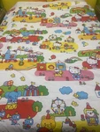 Vintage 1983 Hello Kitty Sanrio Circus Fair Twin Blanket Sheet Comforter. Fixed Price $249.00.
