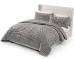 Ugg Kenzie Comforter Set With 2 Pillow Shams Plush Faux Fur King/cal King, Seal. Fixed Price $247.38.