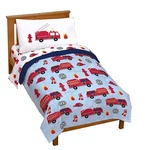 Jay Franco Trend Collector Go Fire Truck 4 Piece Toddler Bed Set - Include.... Fixed Price $51.30.