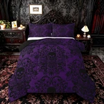Feelyou Adults Gothic Skull Bedding Set Full Size Kids Damask Print Comforter. Fixed Price $70.96.