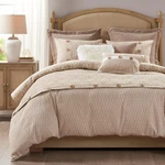 Madision Park Grace Queen Comforter Set, Geometric Taupe, 8 Piece All Seasons. Fixed Price $336.99.
