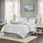 Harbor House Cotton Comforter Set-coastal KING(110"X96"), Seashell White. Fixed Price $101.77.
