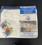 Vintage 80S Olympic Sam The Eagle Twin Blanket 66 X90 Collected New Package. Fixed Price $29.99.