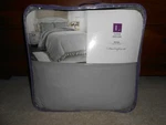 Lush Decor 3 Pc Reyna Comforter Set, Full/queen, Lt Gray, New. Fixed Price $35.99.