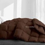 Deluxe Luxury Comforter Down Alternative Egyptian Cotton Chocolate Solid. Fixed Price $131.03.