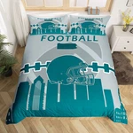 Erosebridal Themed Bedding Set Queenfootball Fans Duvet Cover For. Fixed Price $64.10.