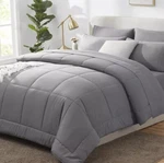 Cozylux Bedding Comforter Set - 7PCS Bag King Size Gray Color Brand New. Fixed Price $69.00.