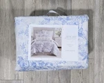 Armoire Collection Twin/twin Extra Long Toile Floral Comforter Blue. Fixed Price $36.99.