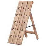 Vidaxl Wine Rack For 15 Bottles 10.2"X19.7"X27.6" Solid Mahogany Wood. Fixed Price $73.19.
