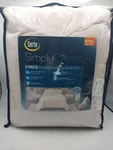 Serta Twin/twin Xl 2PC Simply Clean Comforter Set Blush. Fixed Price $16.95.