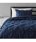 Amazon Basics Pinch Pleat Down-alternative Comforter Bedding Set Size Twin. Fixed Price $22.99.