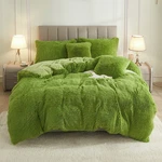 Faux Fur Velvet Fluffy Bedding Duvet Cover Set Down Comforter Quilt Wit.... Fixed Price $69.59.