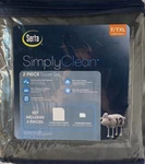 Serta Simply Clean 2 Pc Duvet Set Grey Twin/twin Xl. Fixed Price $19.94.