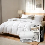 Feather Down Comforter, Natural Fluffy Duvet Insert, Luxurious Hotel Collecti.... Fixed Price $86.72.