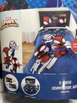 Marvel Spidey 2 Piece Reversible Twin/full Comforter Set. Fixed Price $34.95.